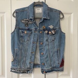 Homemade “Stranger Things” Jean Vest